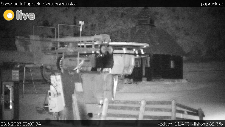 Snow park Paprsek - Výstupní stanice - 23.5.2026 v 23:00