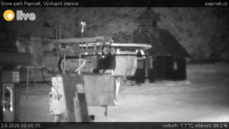Snow park Paprsek - Výstupní stanice - 2.6.2026 v 03:00
