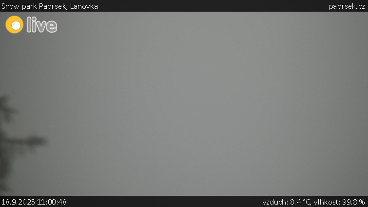 Snow park Paprsek - Lanovka - 18.9.2025 v 11:00