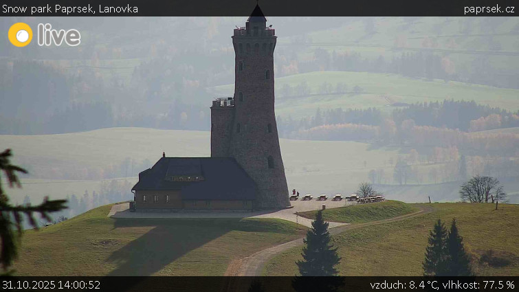 Snow park Paprsek - Lanovka - 31.10.2025 v 14:00 Snow park Paprsek - Lanovka - 31.10.2025 v 14:00