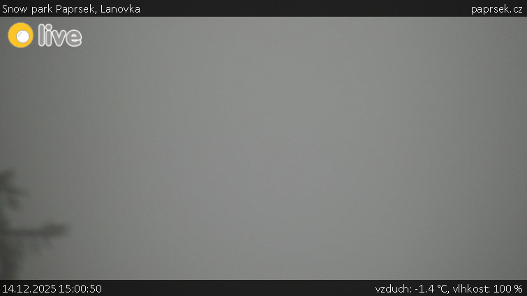 Snow park Paprsek - Lanovka - 14.12.2025 v 15:00