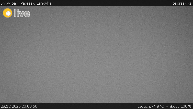 Snow park Paprsek - Lanovka - 23.12.2025 v 20:00
