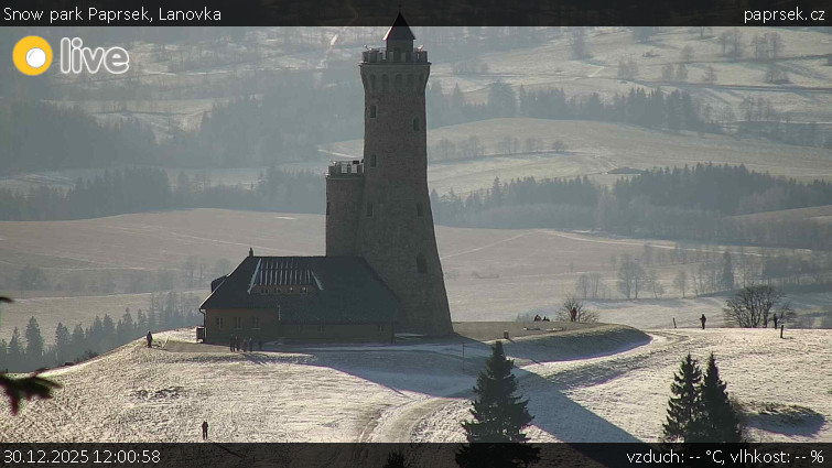 Snow park Paprsek - Lanovka - 30.12.2025 v 12:00