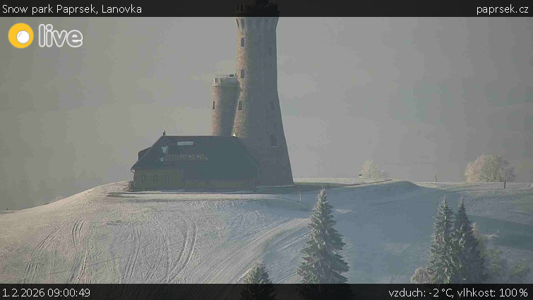 Snow park Paprsek - Lanovka - 1.2.2026 v 09:00