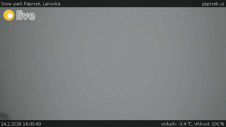 Snow park Paprsek - Lanovka - 14.2.2026 v 14:00