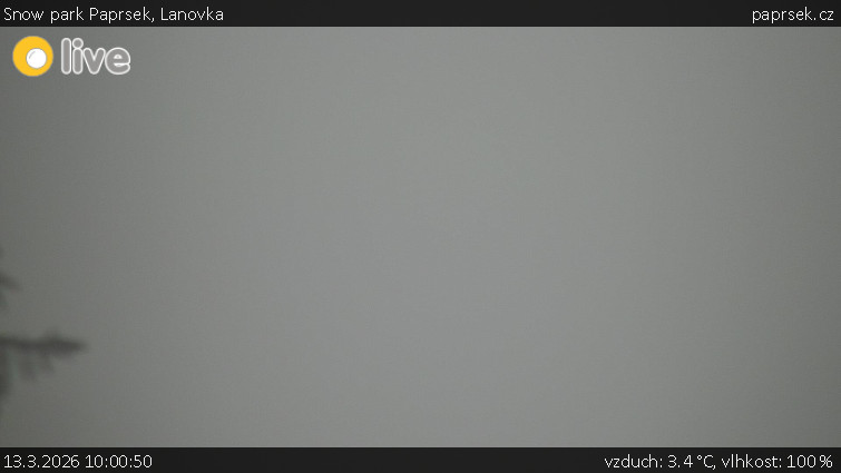 Snow park Paprsek - Lanovka - 13.3.2026 v 10:00