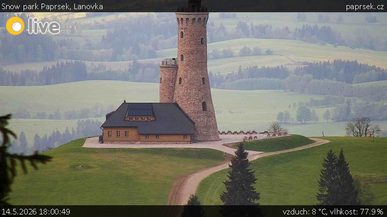 Snow park Paprsek - Lanovka - 14.5.2026 v 18:00