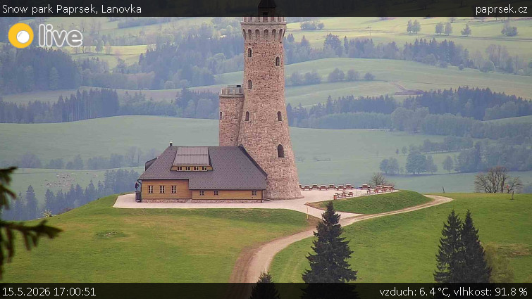 Snow park Paprsek - Lanovka - 15.5.2026 v 17:00