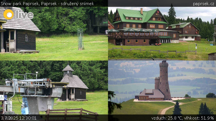 Snow park Paprsek - Paprsek - sdružený snímek - 3.7.2025 v 12:30