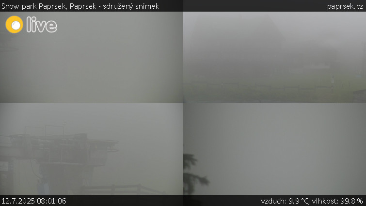 Snow park Paprsek - Paprsek - sdružený snímek - 12.7.2025 v 08:01