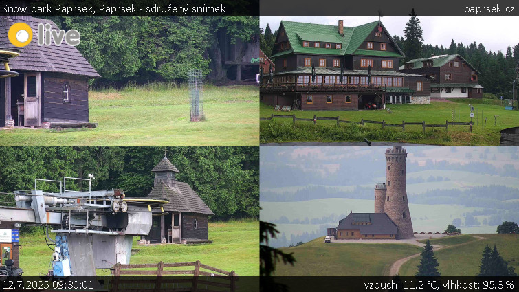 Snow park Paprsek - Paprsek - sdružený snímek - 12.7.2025 v 09:30 Snow park Paprsek - Paprsek - sdružený snímek - 12.7.2025 v 09:30