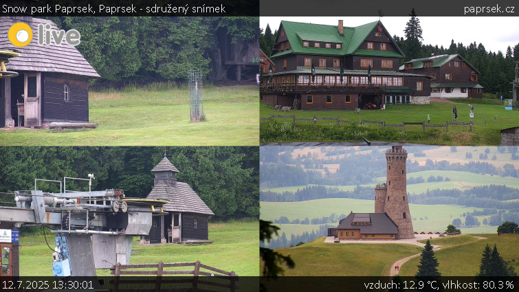 Snow park Paprsek - Paprsek - sdružený snímek - 12.7.2025 v 13:30 Snow park Paprsek - Paprsek - sdružený snímek - 12.7.2025 v 13:30