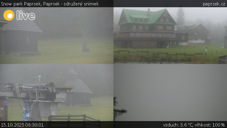 Snow park Paprsek - Paprsek - sdružený snímek - 15.10.2025 v 08:30 Snow park Paprsek - Paprsek - sdružený snímek - 15.10.2025 v 08:30