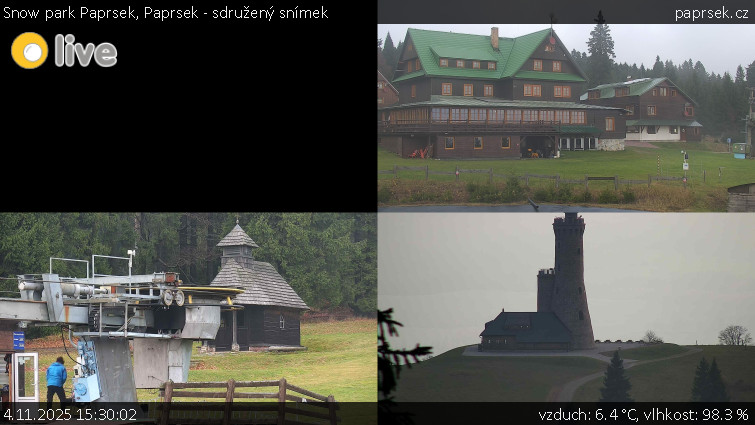 Snow park Paprsek - Paprsek - sdružený snímek - 4.11.2025 v 15:30