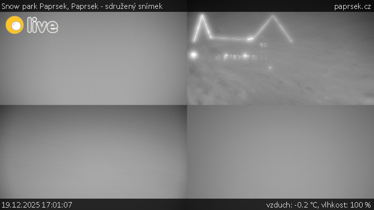 Snow park Paprsek - Paprsek - sdružený snímek - 19.12.2025 v 17:01