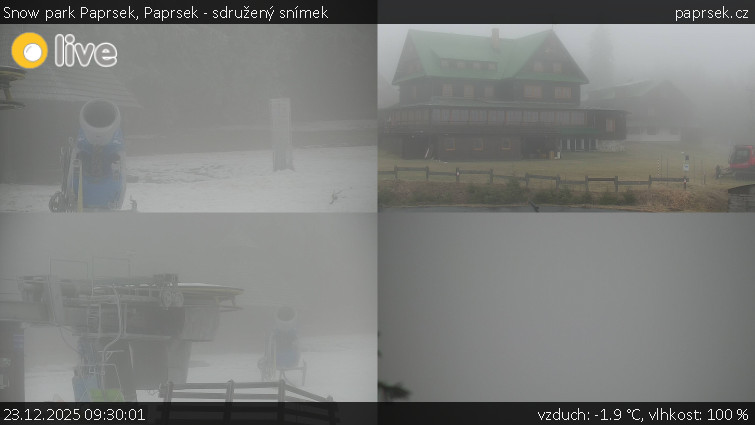 Snow park Paprsek - Paprsek - sdružený snímek - 23.12.2025 v 09:30