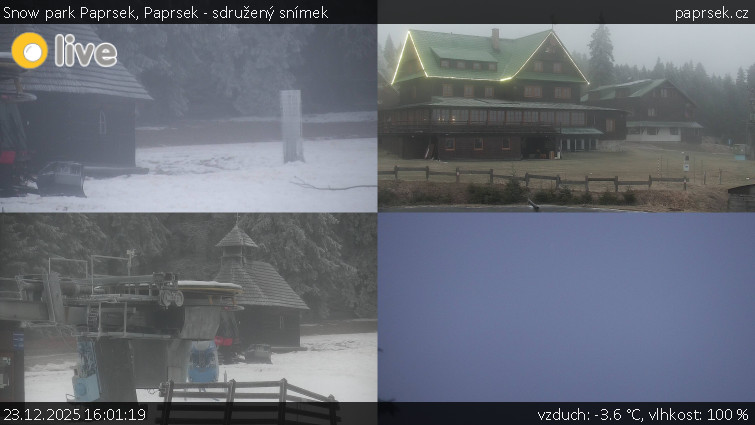Snow park Paprsek - Paprsek - sdružený snímek - 23.12.2025 v 16:01