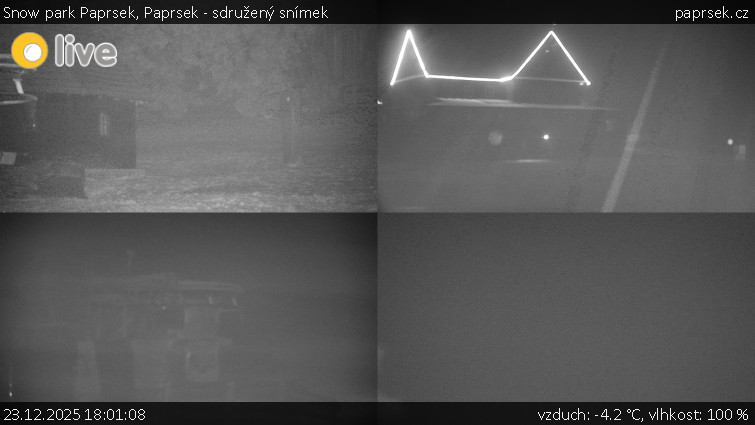 Snow park Paprsek - Paprsek - sdružený snímek - 23.12.2025 v 18:01