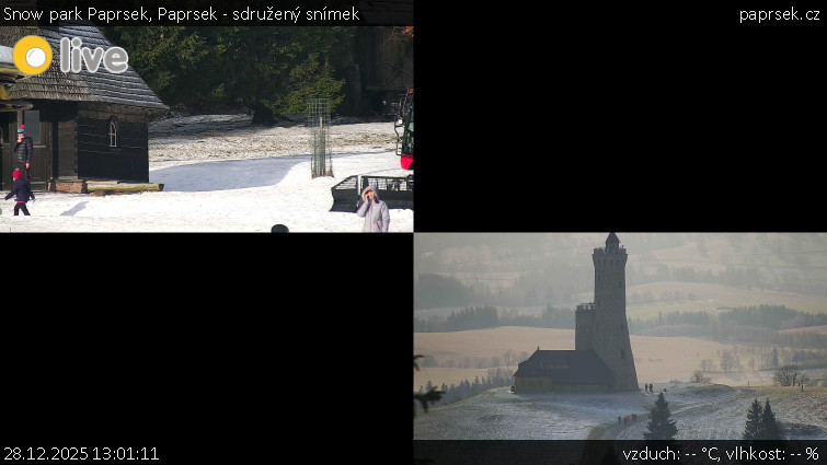 Snow park Paprsek - Paprsek - sdružený snímek - 28.12.2025 v 13:01