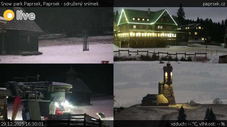 Snow park Paprsek - Paprsek - sdružený snímek - 29.12.2025 v 16:30