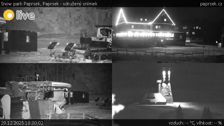 Snow park Paprsek - Paprsek - sdružený snímek - 29.12.2025 v 18:30