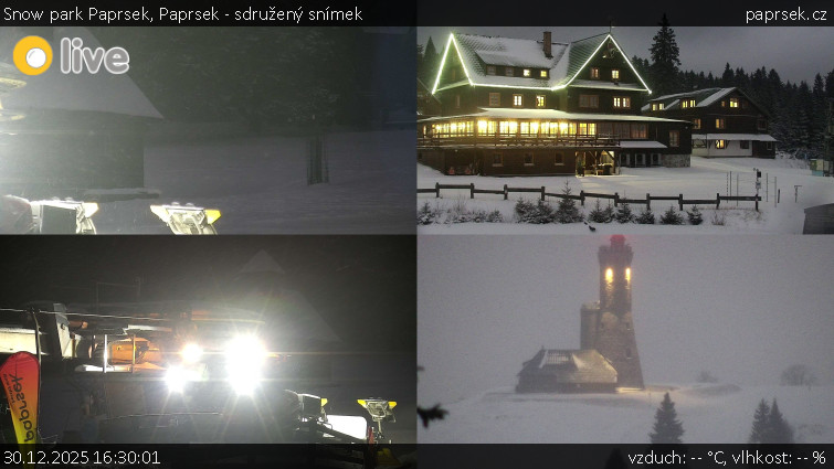 Snow park Paprsek - Paprsek - sdružený snímek - 30.12.2025 v 16:30