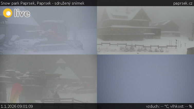 Snow park Paprsek - Paprsek - sdružený snímek - 1.1.2026 v 09:01