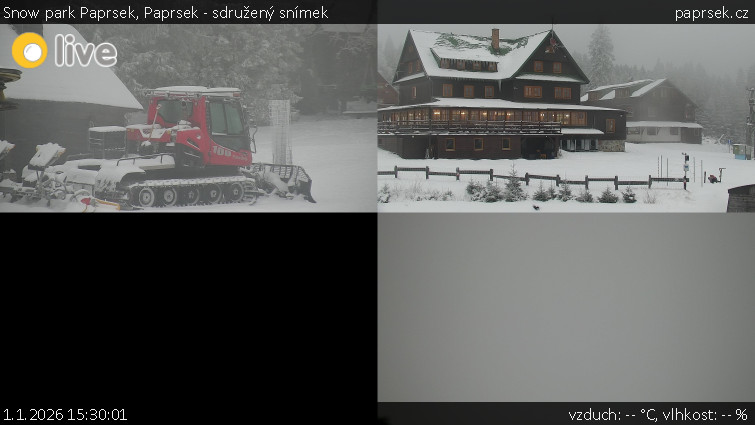 Snow park Paprsek - Paprsek - sdružený snímek - 1.1.2026 v 15:30