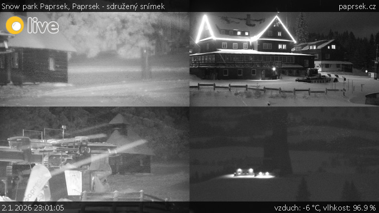 Snow park Paprsek - Paprsek - sdružený snímek - 2.1.2026 v 23:01