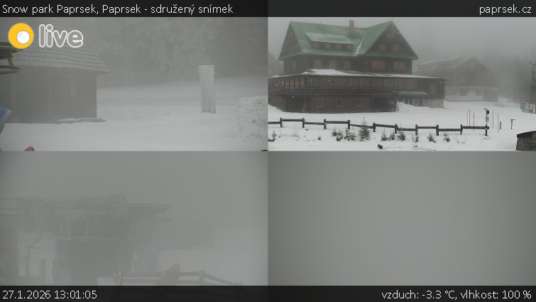Snow park Paprsek - Paprsek - sdružený snímek - 27.1.2026 v 13:01