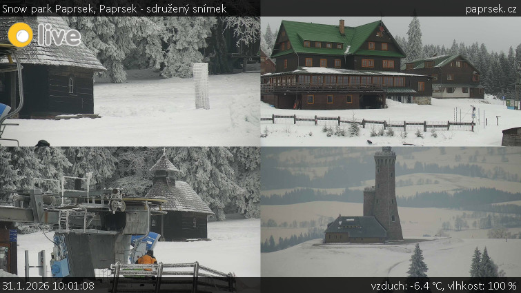 Snow park Paprsek - Paprsek - sdružený snímek - 31.1.2026 v 10:01