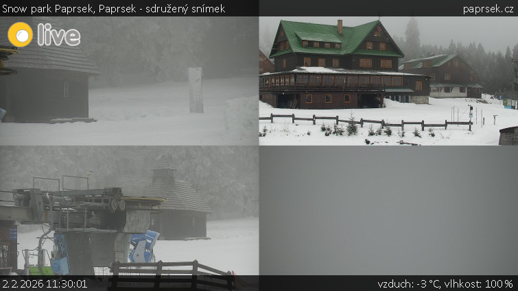 Snow park Paprsek - Paprsek - sdružený snímek - 2.2.2026 v 11:30