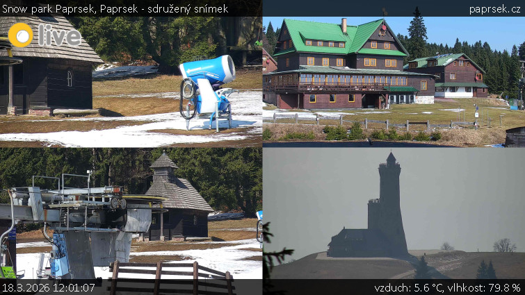 Snow park Paprsek - Paprsek - sdružený snímek - 18.3.2026 v 12:01