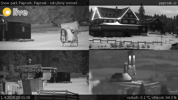 Snow park Paprsek - Paprsek - sdružený snímek - 1.4.2026 v 20:01