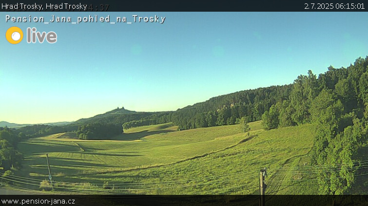 Hrad Trosky - Hrad Trosky - 2.7.2025 v 06:15 Hrad Trosky - Hrad Trosky - 2.7.2025 v 06:15