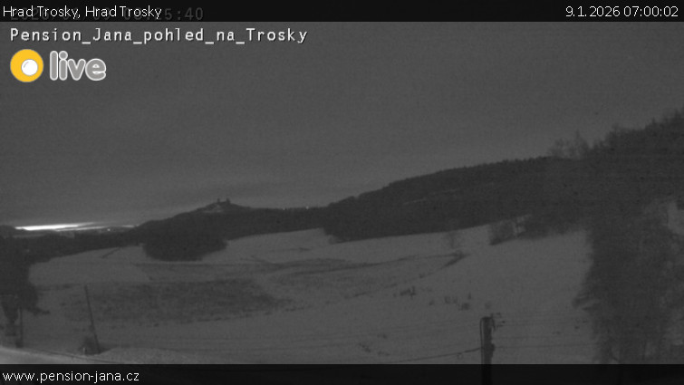 Hrad Trosky - Hrad Trosky - 9.1.2026 v 07:00