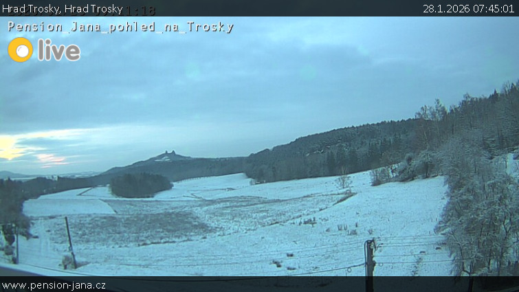 Hrad Trosky - Hrad Trosky - 28.1.2026 v 07:45