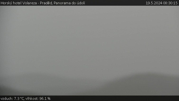 Horský hotel Volareza - Praděd - Panorama do údolí - 19.5.2024 v 08:30