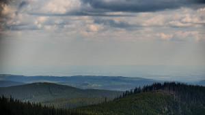 Horský hotel Volareza - Praděd - Panorama do údolí - 9.5.2025 v 11:00