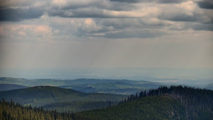 Horský hotel Volareza - Praděd - Panorama do údolí - 9.5.2025 v 11:30