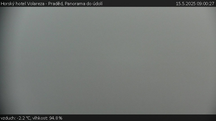 Horský hotel Volareza - Praděd - Panorama do údolí - 15.5.2025 v 09:00 Horský hotel Volareza - Praděd - Panorama do údolí - 15.5.2025 v 09:00