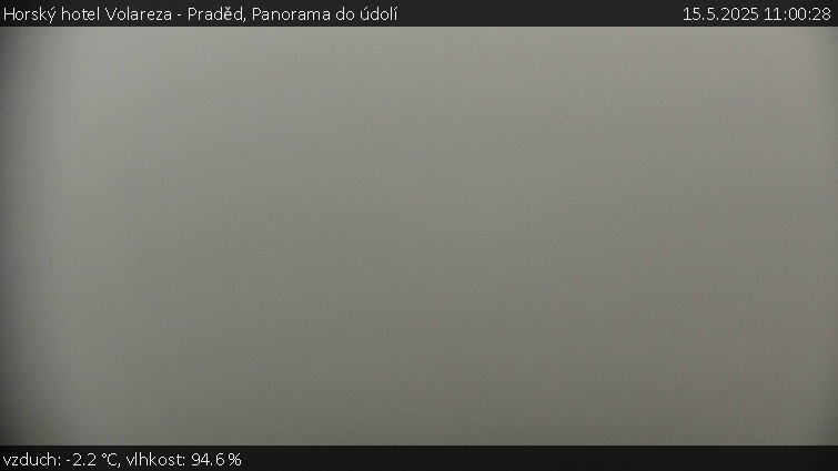 Horský hotel Volareza - Praděd - Panorama do údolí - 15.5.2025 v 11:00 Horský hotel Volareza - Praděd - Panorama do údolí - 15.5.2025 v 11:00