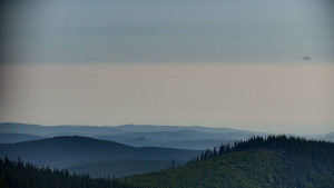Horský hotel Volareza - Praděd - Panorama do údolí - 15.6.2025 v 08:30