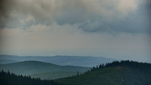 Horský hotel Volareza - Praděd - Panorama do údolí - 12.7.2025 v 11:30