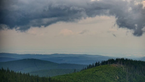 Horský hotel Volareza - Praděd - Panorama do údolí - 12.7.2025 v 13:00