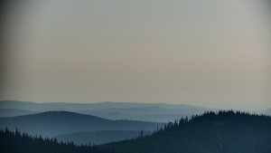 Horský hotel Volareza - Praděd - Panorama do údolí - 15.8.2025 v 07:30