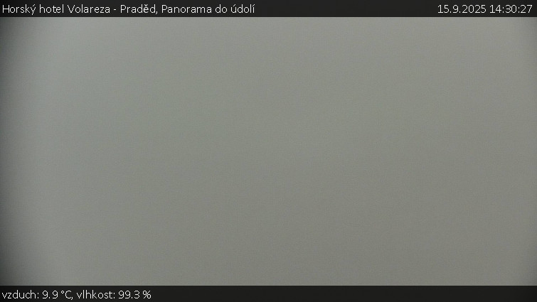 Horský hotel Volareza - Praděd - Panorama do údolí - 15.9.2025 v 14:30 Horský hotel Volareza - Praděd - Panorama do údolí - 15.9.2025 v 14:30