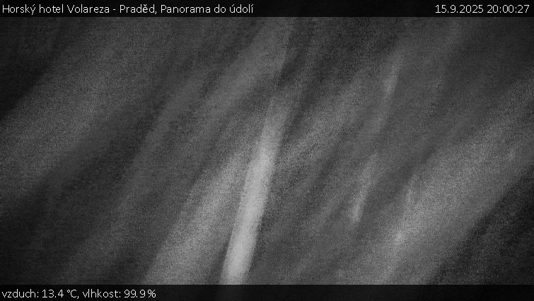 Horský hotel Volareza - Praděd - Panorama do údolí - 15.9.2025 v 20:00