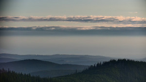 Horský hotel Volareza - Praděd - Panorama do údolí - 19.9.2025 v 07:30