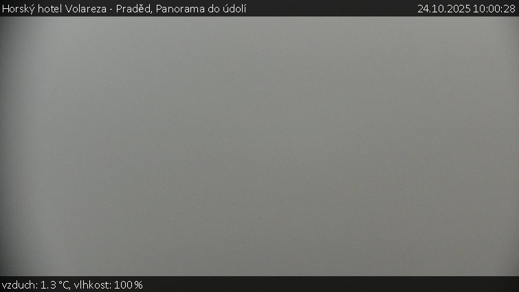 Horský hotel Volareza - Praděd - Panorama do údolí - 24.10.2025 v 10:00